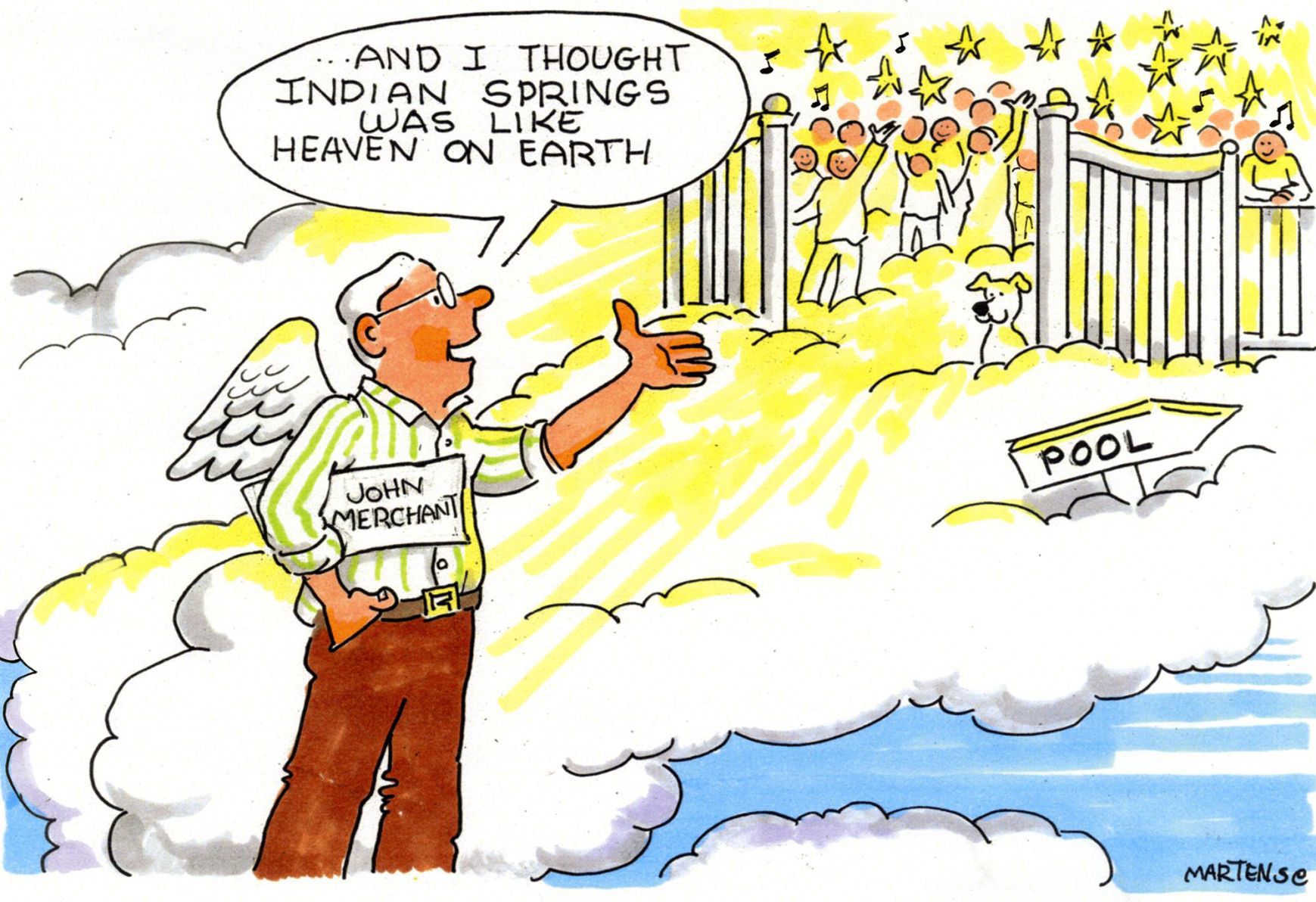Cartoon comment by Joan Martens